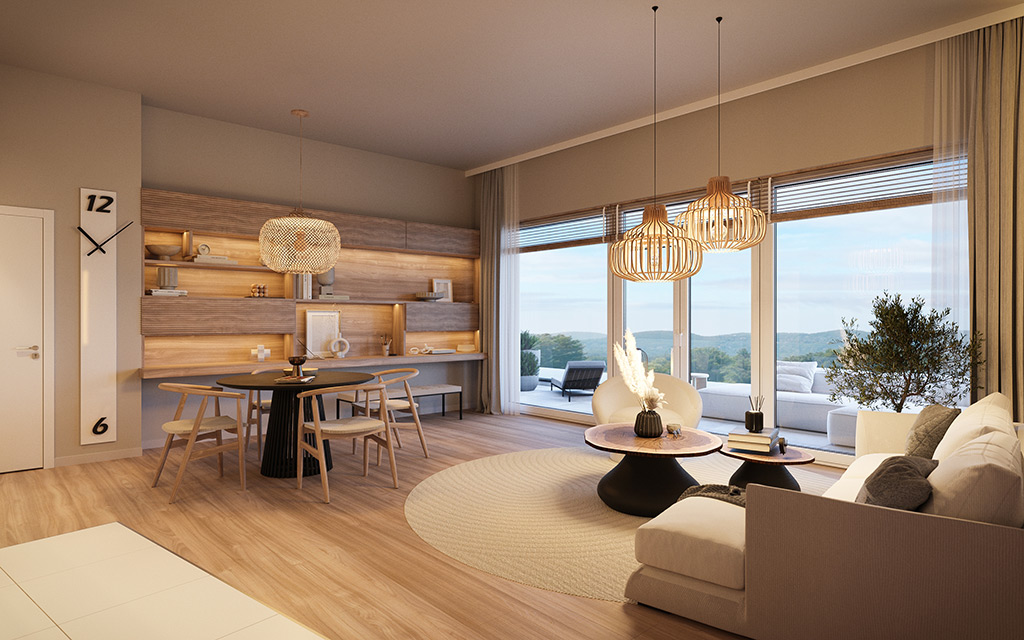4-bedroom show apartment