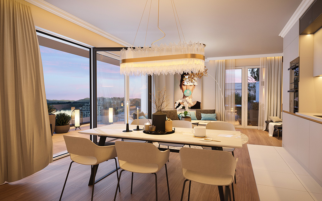 5-bedroom show apartment